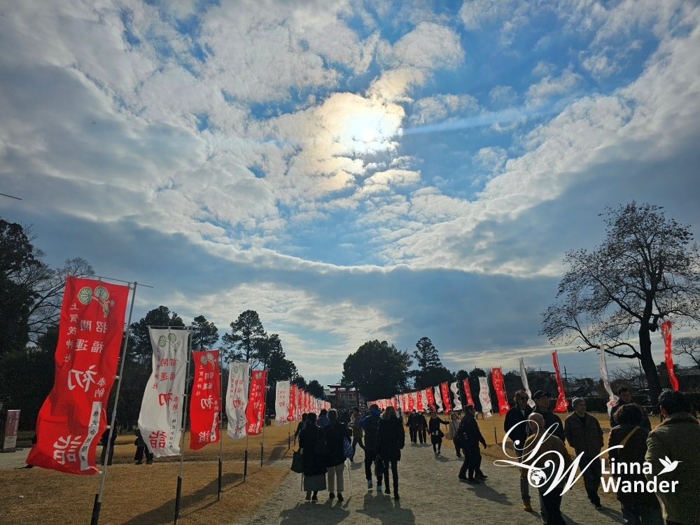 新年京都散策-賀茂御祖神社(下鴨神社)、上賀茂神社、平安神宮
