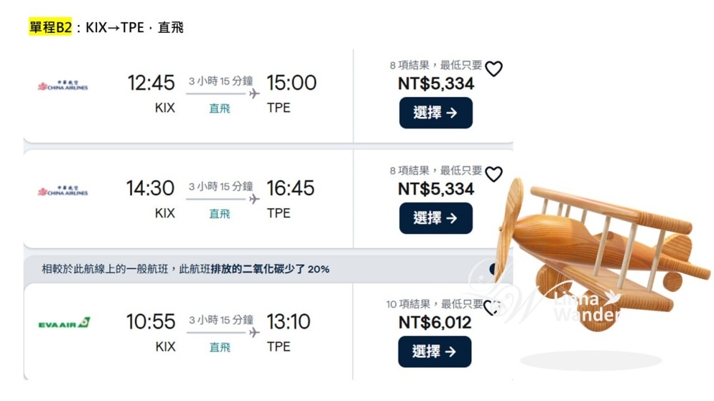 反向機票怎麼買